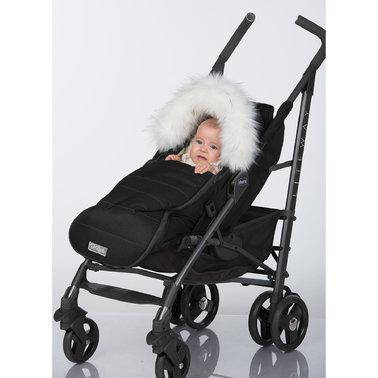 Зимовий чохол конверт Baby XS на овчині в коляску, чохол у колиску 100% овчина, конверт-кокон з опушкою, фото 1