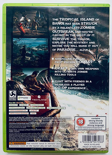 Купить Dead Island, Б/У, английская версия - диск для Xbox 360, цена ...