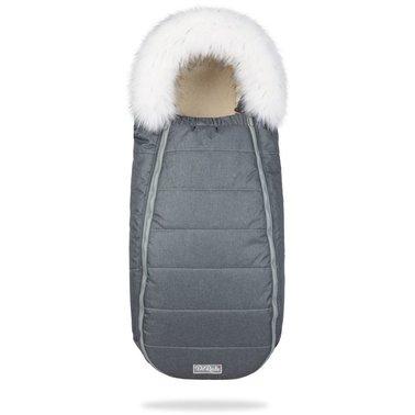 Зимовий чохол-конверт Baby XS на овчині в коляску, чохол у люльку 100% овчина, конверт-кокон з облямівкою