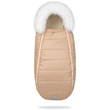 Зимовий чохол-конверт Baby XS на овчині в коляску, чохол у люльку 100% овчина, конверт-кокон з облямівкою