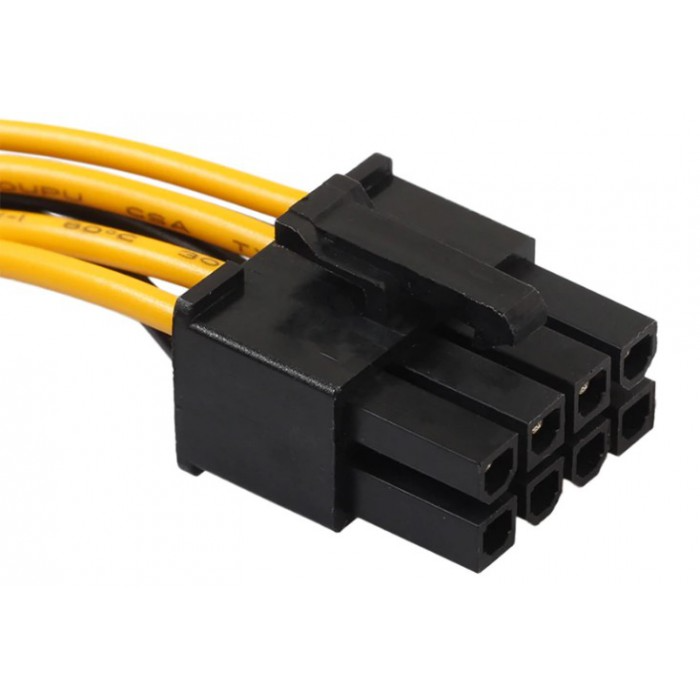 Переходник для видеокарты 8 pin - 2х15 pin / Переходник 8 pin - 2х15 ...