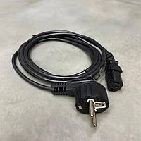 Кабель живлення Schuko (вилка) / 3P IEC C13 (розетка), 2.5 м, 0.5 кв.мм