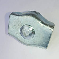 Затискач 3 мм одинарний симплекс, Цинк