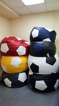 Крісло-мішок М'яч Екошкіра 100х100х1000 см. Будь-який колір на вибір.Крісло м'яч, крісло-м'яч