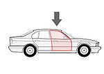 Каретка напрямна склопідіймача Peugeot 407 права дверцята