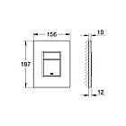 Кнопка зливу для інсталяції GROHE подвійна хром 159116 CV030559, фото 2