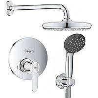 Душевая система скрытого монтажа GROHE QuickFix Get 25220001 с верхним душем латунная хром CV030601