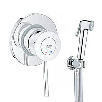 Смеситель для гигиенического душа GROHE QuickFix BauClassic UA202606QF скрытый хром латунь CV030608