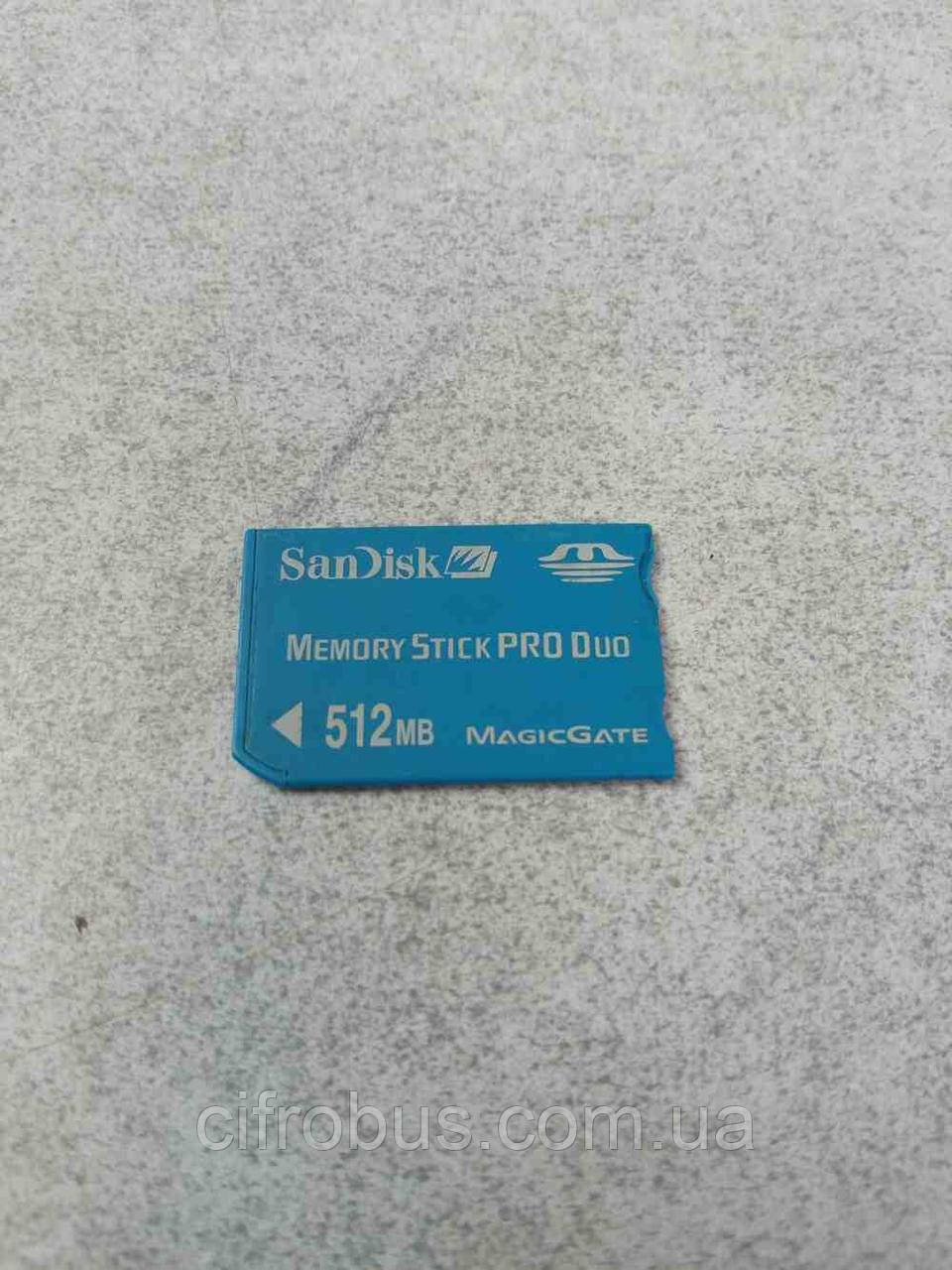 Карта Флэш Памяти Б/У Memory Stick Pro Duo 512Mb — Купить Недорого на ...