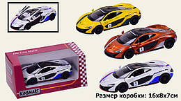 Модель легкова MCLAREN P1 5"" KT5393FW w/printing метал.інерц.відкр.дв.4кол.кор./96/