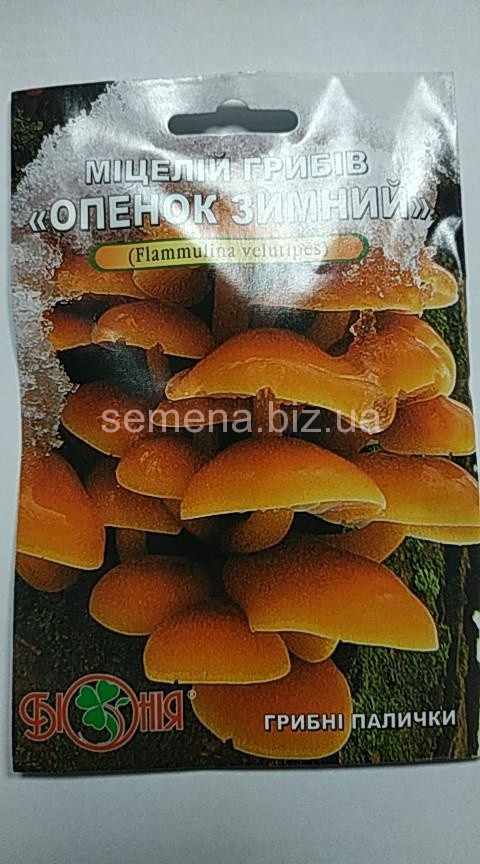 Міцелій Грибі Опеньок зимовий 5 п Біонія, фото 1