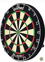 Фірмовий набір Winmau Англія з топовою мішенню із сизалю + дротики Apoalypse + стругачка + лінія, фото 2