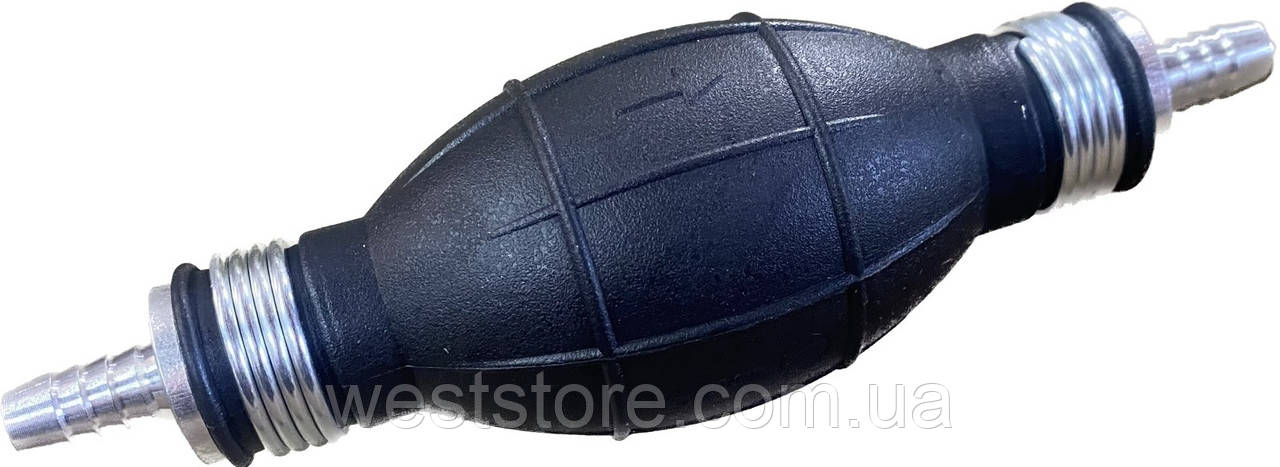 Груша для перекачки або підкачки палива під шланг 6 мм, гумова, фото 1