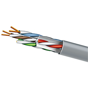 Кабель ЗЗКМ Cat.6 U/UTP 4х2х23 AWG (72569) бухта 305м.