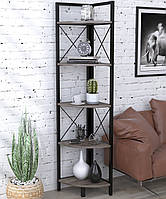 Відкритий стелаж офісний кутовий L-175 ТМ Loft Design