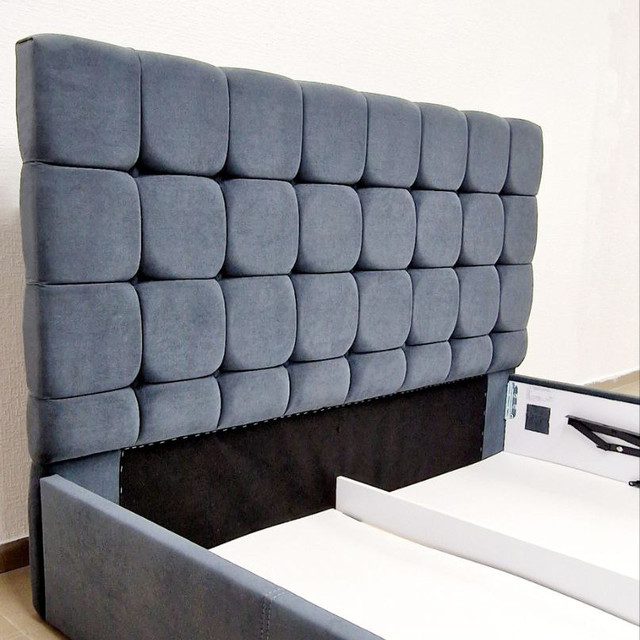 Фото:двоспальне ліжко з підйомним механізмом 