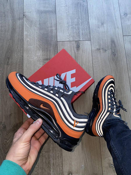 Nike Air Max 97 Ultra SE Wolf Grey Orange BiGun 1345142433