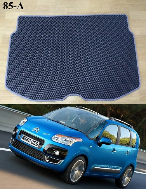 Килимок ЕВА в багажник Citroen C3 Picasso '10-17
