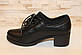 Туфлі жіночі чорні на підборах Т1588, фото 2