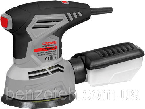 Ексцентрикова шліфувальна машина CROWN CT13560V, фото 1