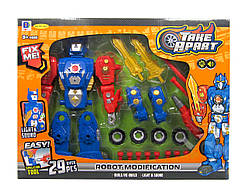 Конструктор з викруткою 661-406 робот звук світло