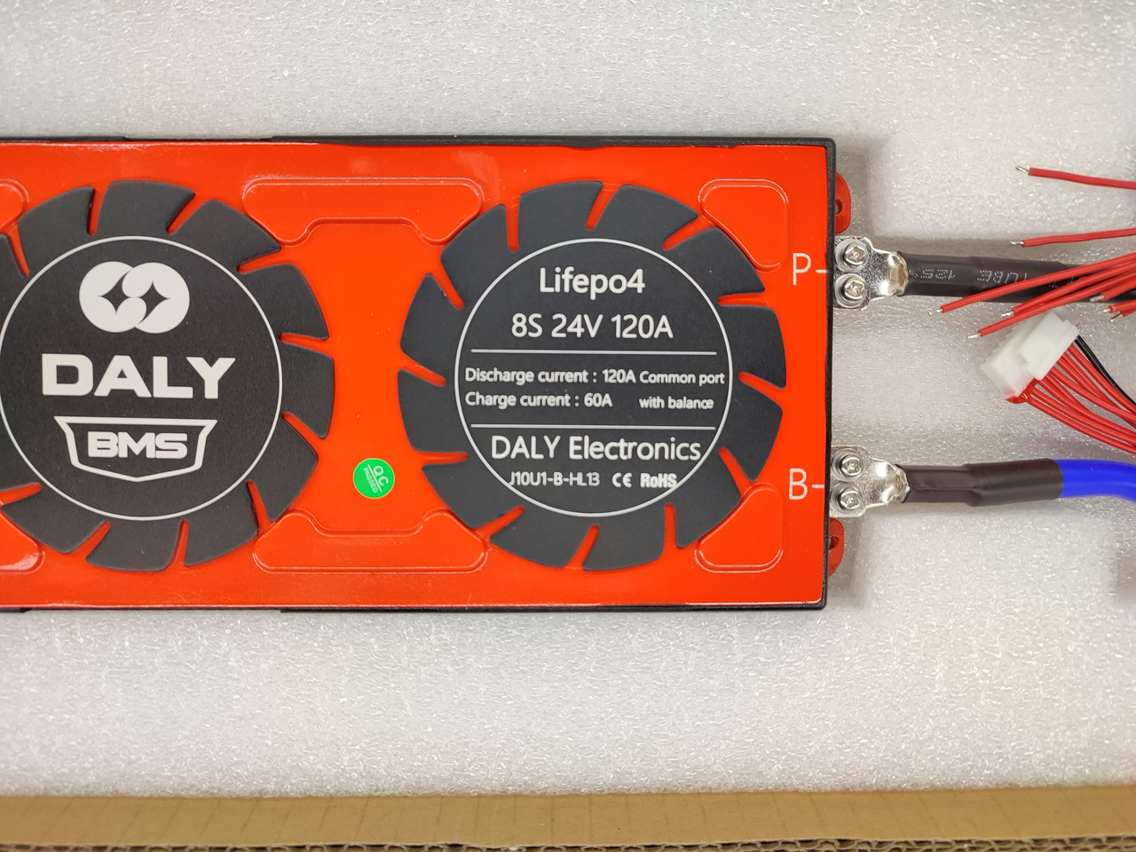 Smart BMS контролер Daly LiFePO4 8S 24 вольта 120A з Bluetooth
