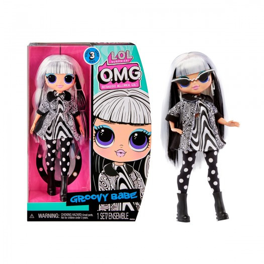 L.O.L. Surprise! Лялька ЛОЛ ОМГ Заводна крихітка LOL Surprise OMG Groovy Babe 588573