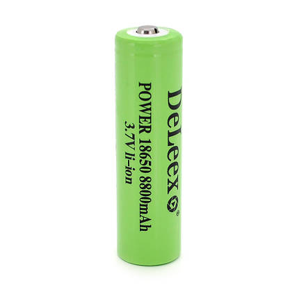 Акумулятор Li-ion POWERMASTER DELEEX 18650, 8800 мА·год, ціна шт, фото 1