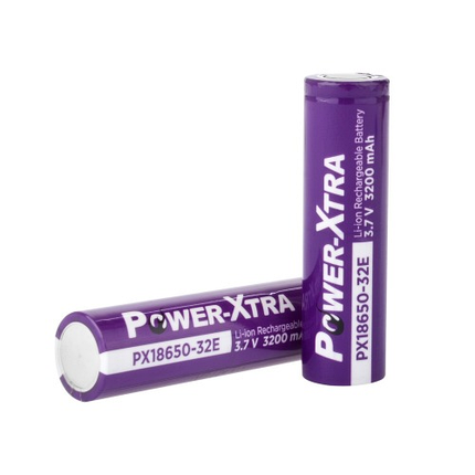 Акумулятор Li-ion Power-Xtra 18650 3200mAh 3.7V, Violet, фото 1