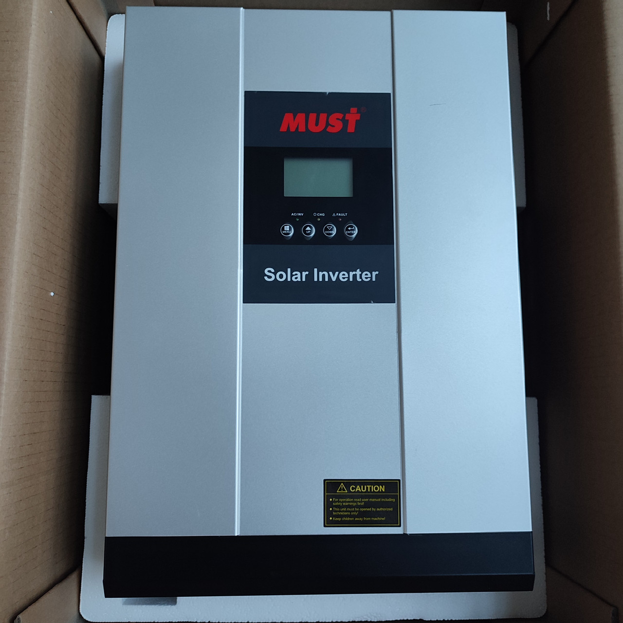 Автономний інвертор сонячний MUST PV18-5048 VHM потужністю 5 кВт АКБ 48В вбудований МРРТ контролер
