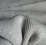 Трикотаж дов"яз щільний світло-сірий, фото 4