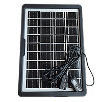 Сонячна панель CCLamp CCL0915 15W для заряджання мобільних пристроїв ґаджетів 16/9/6 вольтів з перехідниками
