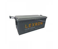 Литий-железо-фосфатная аккумуляторная батарея Lexron LiFePO4 12,8V 200Ah 2560W со встроенной ВМS платой