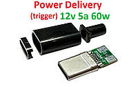 Power Delivery (PD) Trigger триггер 12v 5a 60w +корпус (DY038-2) (A class) 1 день гар.