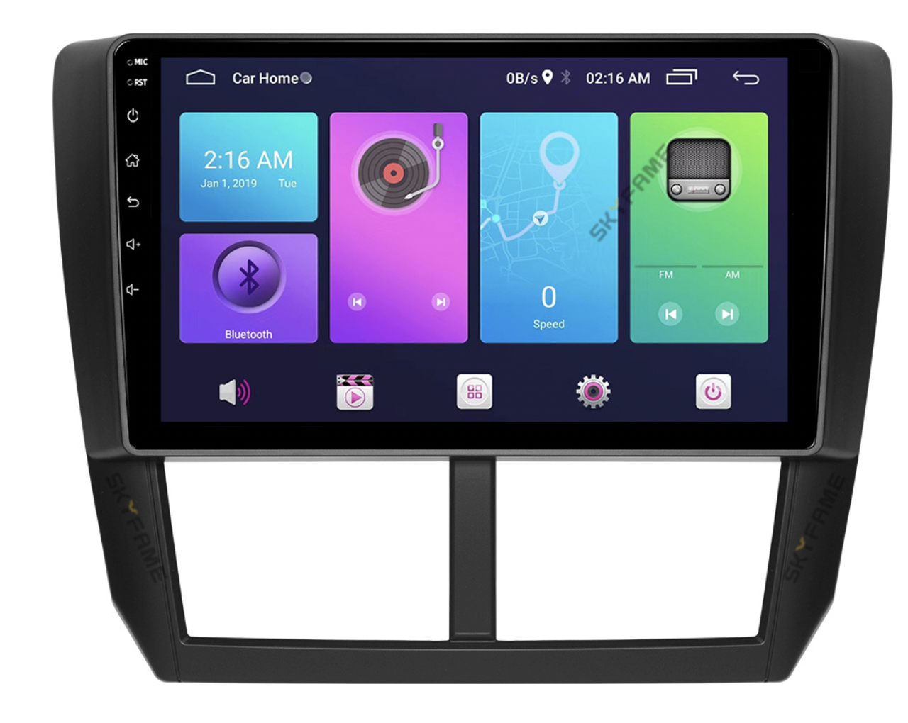 Магнітола для Subaru Forester 2007-2014 на Android | Сенсорний екран, GPS, Bluetooth, камера заднього виду