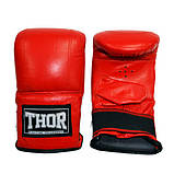 Рукавички знарядні THOR 605 M /Шкіра/ червоні, фото 4