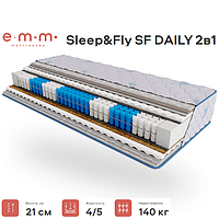 Матрас Daily 2в1 SF 21см 80*200 блок 7-zone ultra с кокосовой койрой