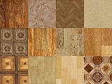 Побутовий лінолеум під ламінат на повстяній основі Дошка 069, фото 2