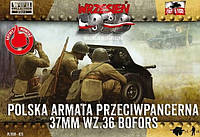 Пластикова модель 1/72 First To Fight 025 Польська протитанкова гармата 37mm wz.36 Bofors