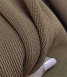 Трикотаж дов"яз щільний світло-коричневий, фото 3