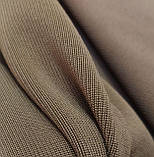 Трикотаж дов"яз щільний світло-коричневий, фото 4