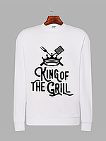 Свитшот с принтом King of the grill - 0508