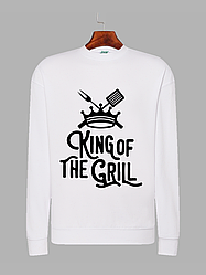 Світшот з принтом King of the grill - 0508