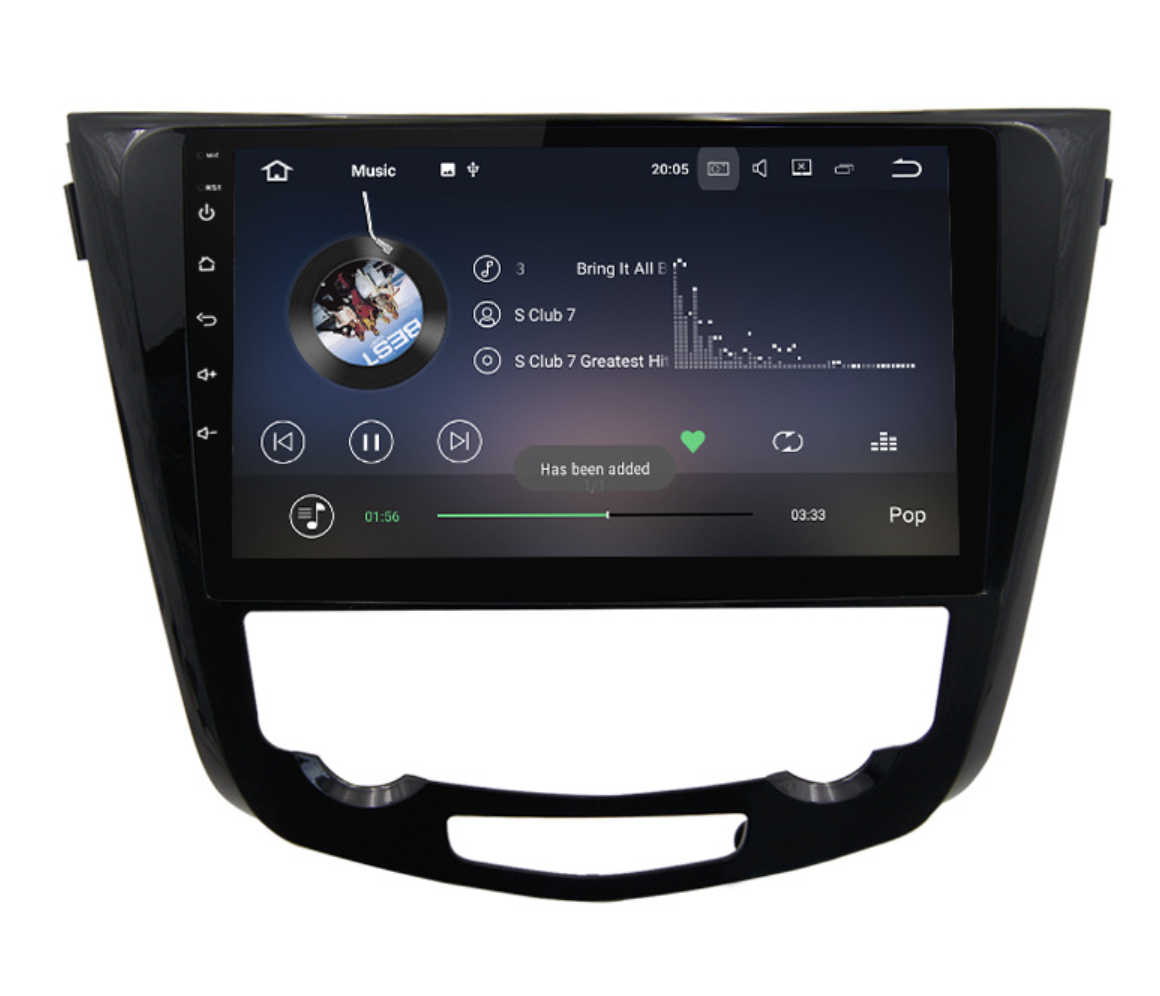 Магнітола Nissan Rogue 2014-2020 на Android. Екран 10 дюймів