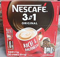 Nescafe Original Нескафе Оригинал 3в1 кофейный напиток 20 стиков 13g