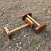 Паралетси дерев'яні з ДУБА, упори для віджимань. 46 см (Преміум'якість), фото 4
