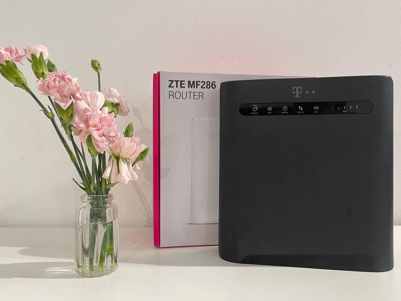 4G Wi-Fi роутер із сім картою ZTE MF 286 CAT6 MIMO LTE-роутер під сім карту вай фай із підтримкою зовнішніх антен