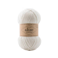 ALIZE WOOLTIME (вултайм)  55 білий