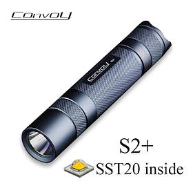 Ліхтар Convoy S2+ luminus sst20 5000K 3040mA Сірий