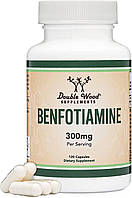 Double Wood Benfotiamine / Бенфотіамін біодоступний вітамін Б1 120 капсул